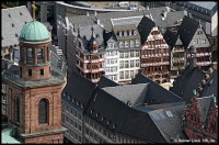 Paulskirche und Fachwerkhäuser am Römerberg Frankfurt