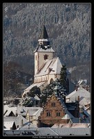 Die Gernsbacher Altstadt im Winter: Altes Rathaus und Liebfrauenkirche