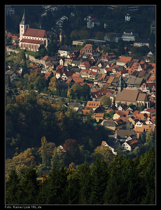 Die Altstadt von Gernsbach