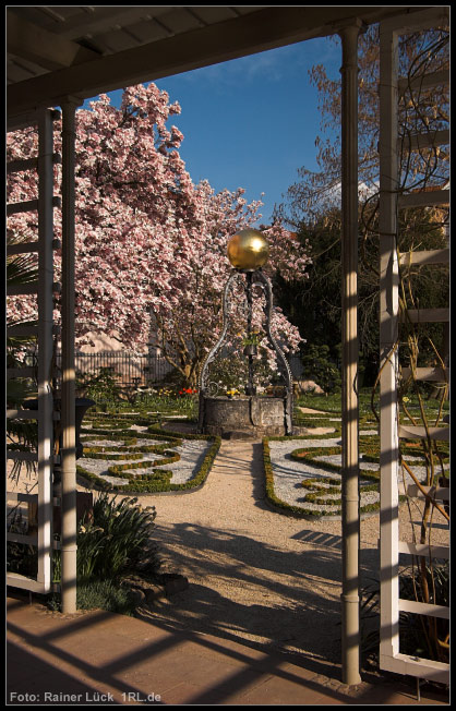 Katz'scher Garten Gernsbach, Blick aus dem Teehaus