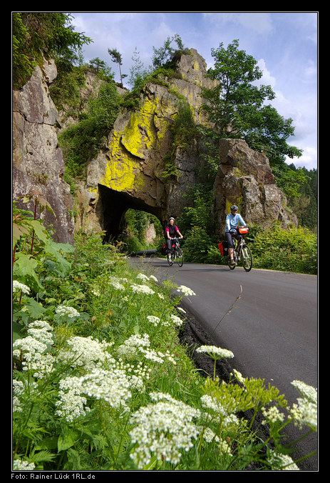 Fahrradweg Tour de Murg im Murgtal bei Forbach-Kirschbaumwasen