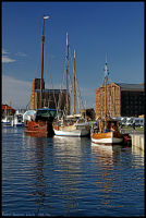 Segelschiffe im Alten Hafen von Wismar